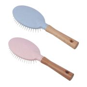 ЮНИLOOK Расческа массажная Эко, дерево, нейлон, 23,5х7 см, 2 цвета