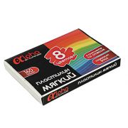 ClipStudio Пластилин мягкий, 8 цв. 160г 