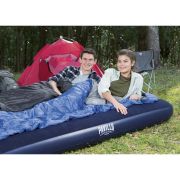 BESTWAY Матрас надувной FLOCKED AIR, 203х152х22см, до 300кг, 67003