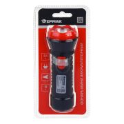 ЕРМАК Фонарь аккумуляторный 1х0,5 Вт LED, вилка 220В, пластик, 12,3x4,3см