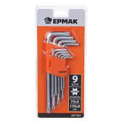 ЕРМАК Набор ключей TORX-профиль 9пр. (75х3мм-170х9мм)