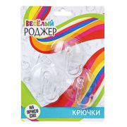 VETTA Набор крючков на присоске, прозрачные, 3шт, WF-058